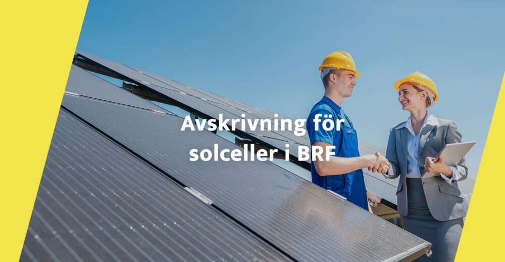 Avskrivning solceller BRF